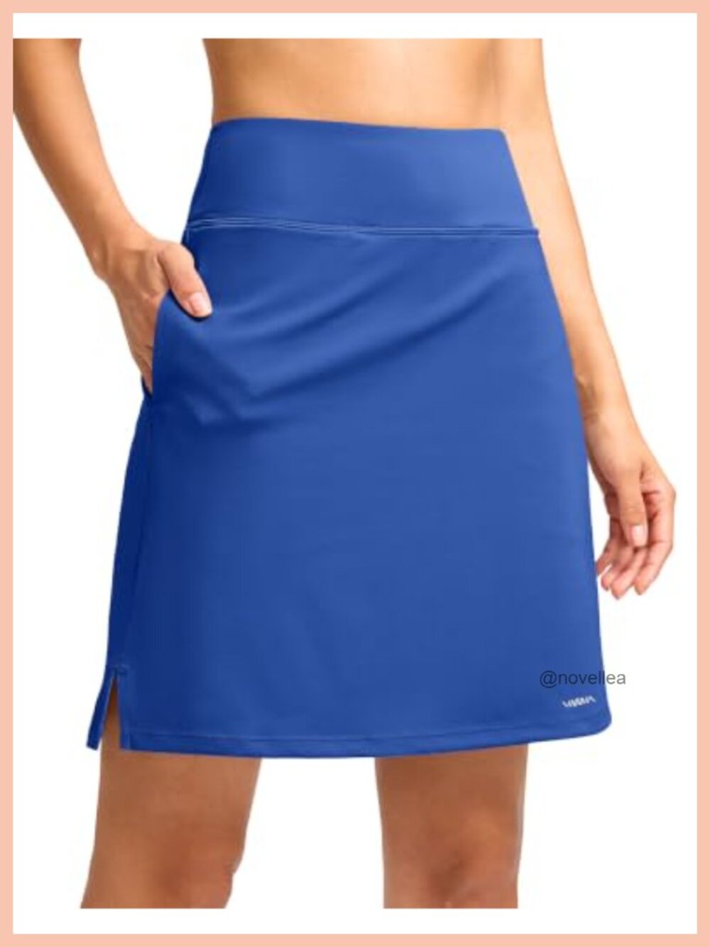Stretchy High Waisted Skort with Pockets Golf Tennis